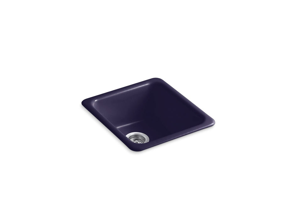 KOHLER Iron/Tones 17" top-/undermount single-bowl bar sink
