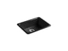 KOHLER KOHLER K-6585 Iron/Tones 24-1/4" top-/undermount single-bowl bar sink