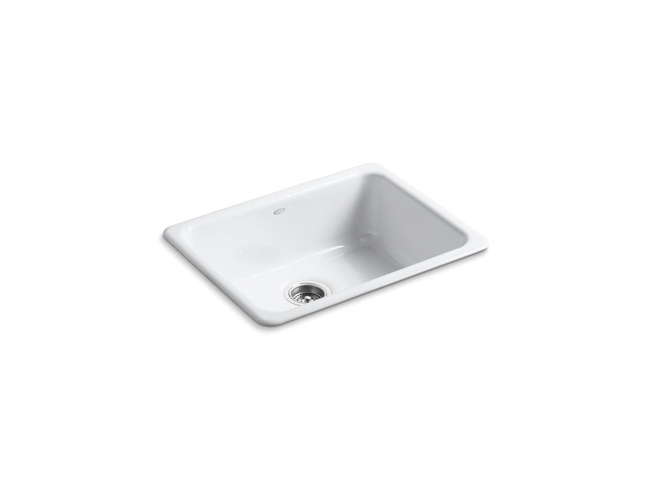 KOHLER KOHLER K-6585 Iron/Tones 24-1/4" top-/undermount single-bowl bar sink