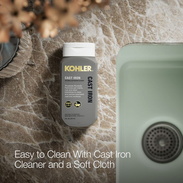 KOHLER K-6625 Iron/Tones Smart Divide 33" top-/undermount double-bowl kitchen sink