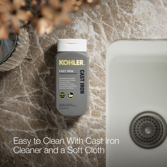KOHLER K-6625 Iron/Tones Smart Divide 33" top-/undermount double-bowl kitchen sink