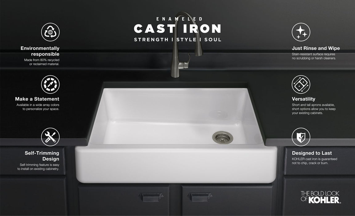 KOHLER K-6638 Sink racks for 30" Whitehaven kitchen sink
