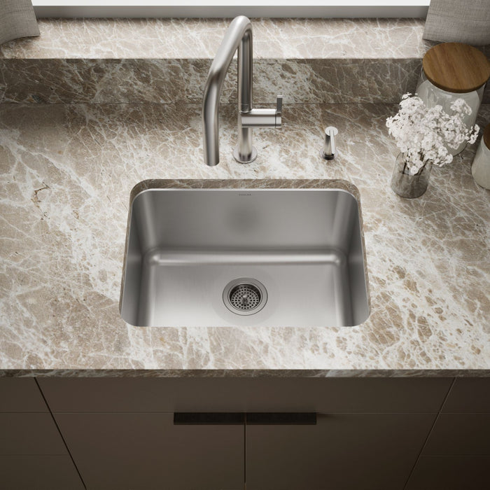 KOHLER K-6661 Undertone 23" undermount single-bowl utility sink