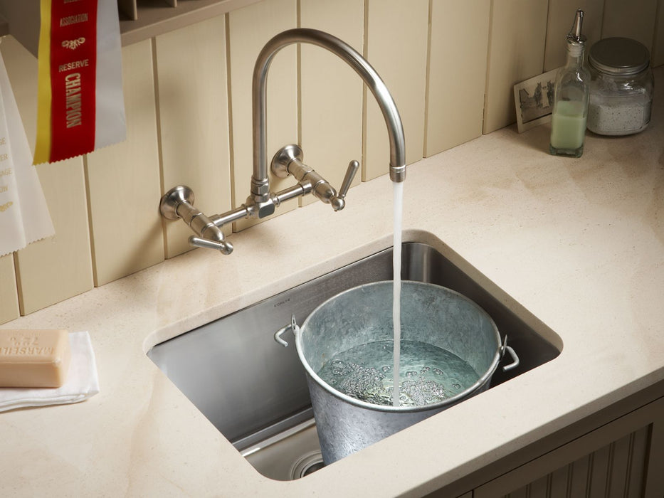 KOHLER K-6661 Undertone 23" undermount single-bowl utility sink