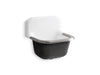 KOHLER Bannon 24" x 20-1/4" wall-mount or P-trap mount service sink with rim guard and blank back