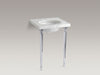 KOHLER K-6839 Kathryn Octagonal tapered brass table legs