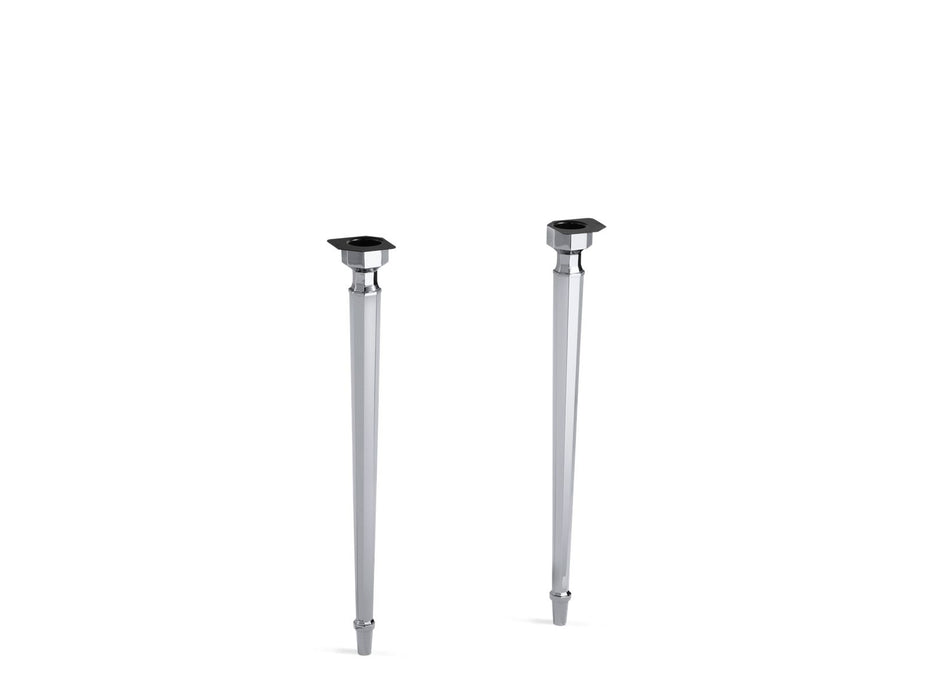 KOHLER Kathryn Octagonal tapered brass table legs