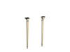 KOHLER Kathryn Octagonal tapered brass table legs