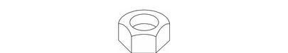 KOHLER K-69473 Nut, .25-20Unc