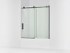 KOHLER K-701694-L Composed 62" H sliding bath door with 3/8"-thick glass