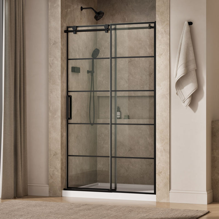 KOHLER K-701695-G79 Composed Sliding shower door, 78" H x 44-1/8 - 47-7/8" W, with 3/8" thick Crystal Clear glass with r