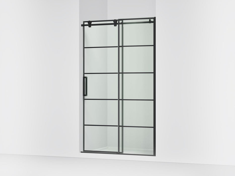 KOHLER K-701695-G79 Composed Sliding shower door, 78" H x 44-1/8 - 47-7/8" W, with 3/8" thick Crystal Clear glass with r