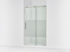 Kohler Composed 78" H sliding shower door with 3/8"-thick glass