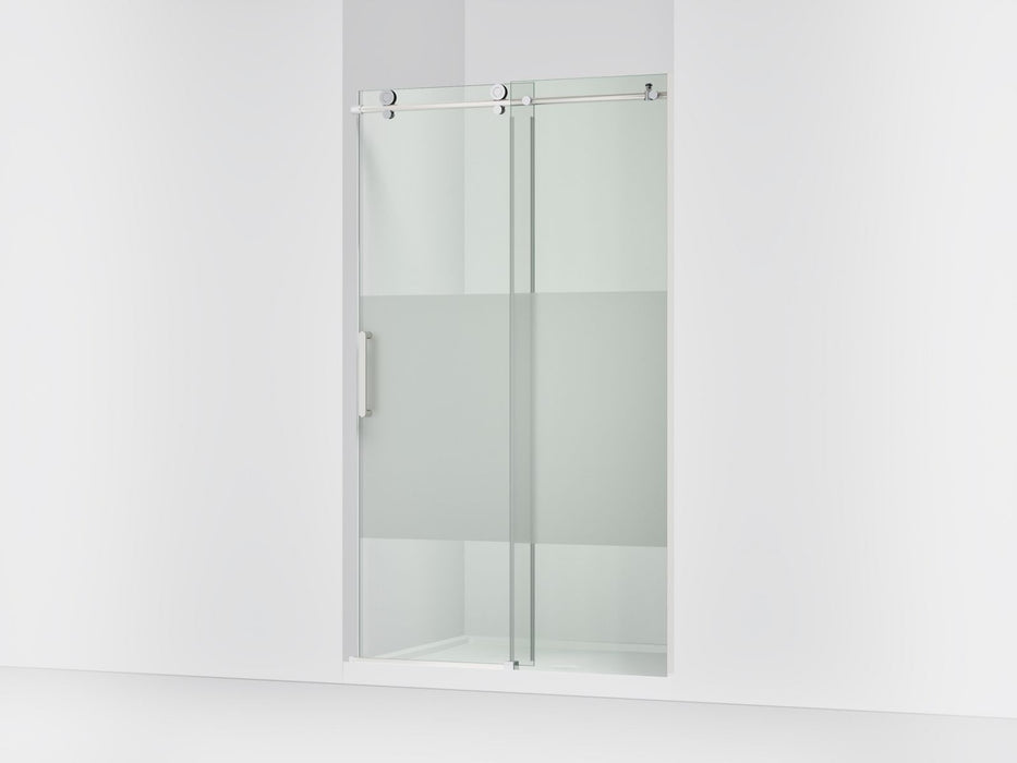 Kohler Composed 78" H sliding shower door with 3/8"-thick glass