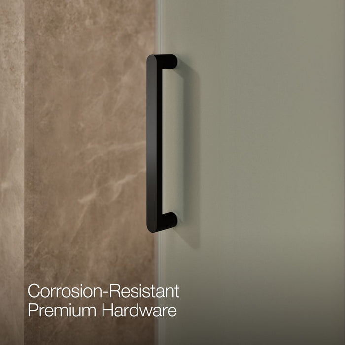 Kohler Composed 78" H sliding shower door with 3/8"-thick glass