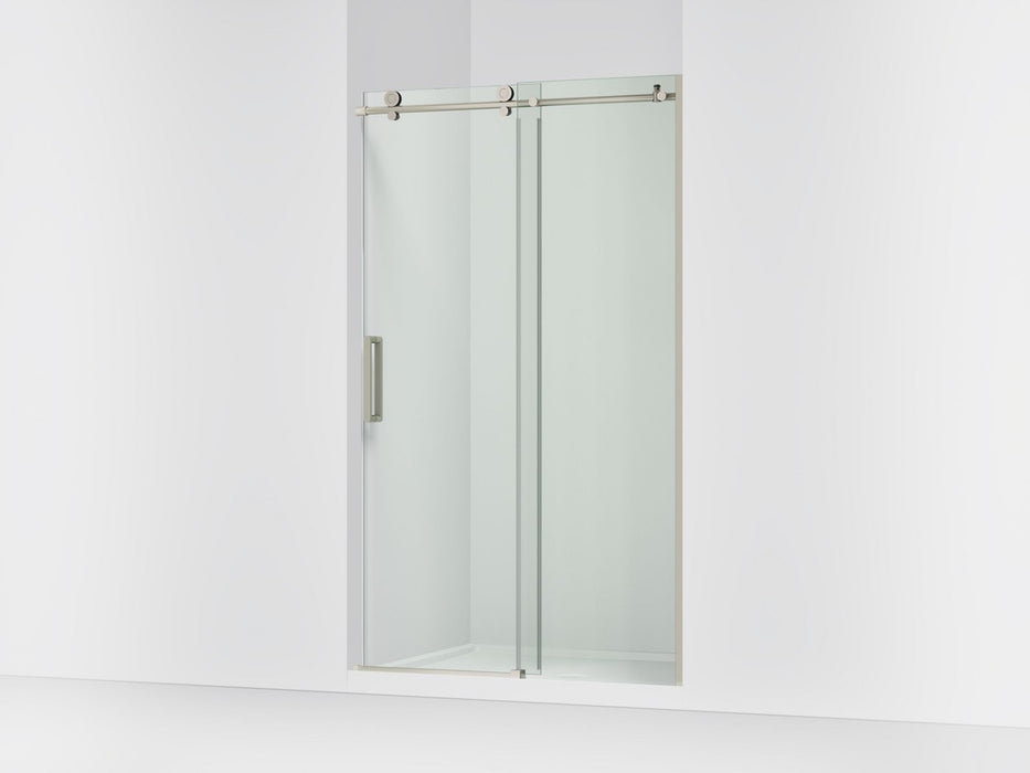 KOHLER K-701695-L Composed Sliding shower door, 78" H x 44-1/8 - 47-7/8" W, with 3/8" thick Crystal Clear glass