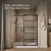 KOHLER K-701696-G79 Composed 78" H sliding shower door with 3/8"-thick glass