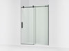 KOHLER K-701696-L Composed Sliding shower door, 78" H x 56-1/8 - 59-7/8" W, with 3/8" thick Crystal Clear glass