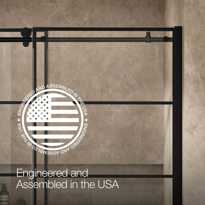KOHLER K-701696-G79 Composed 78" H sliding shower door with 3/8"-thick glass