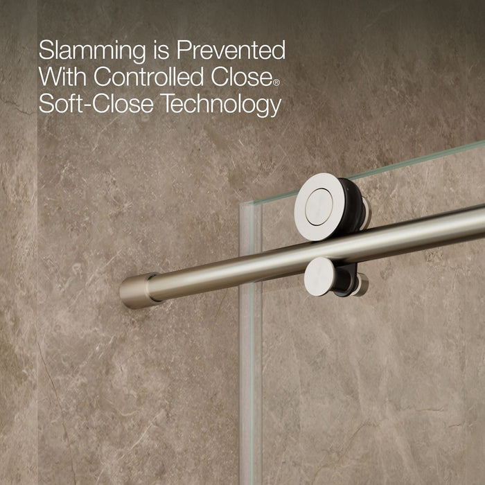 KOHLER K-701696-G81 Composed 78" sliding shower door with 3/8"-thick glass