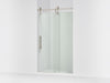 KOHLER K-701726-10L Artifacts 80-7/8" H sliding shower door with 3/8"-thick glass