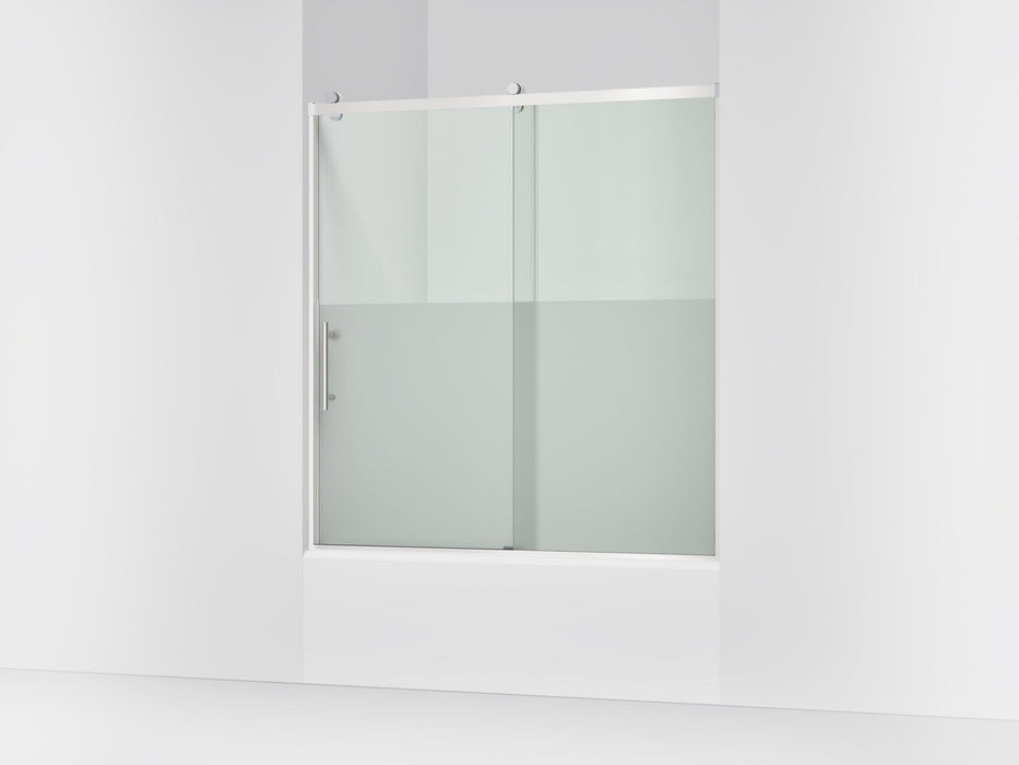 KOHLER K-702253-10G81 Rely 62-1/2" H sliding bath door with 3/8"-thick glass