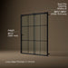 KOHLER K-702253-10G79 Rely 62-1/2" H sliding bath door with 3/8"-thick glass