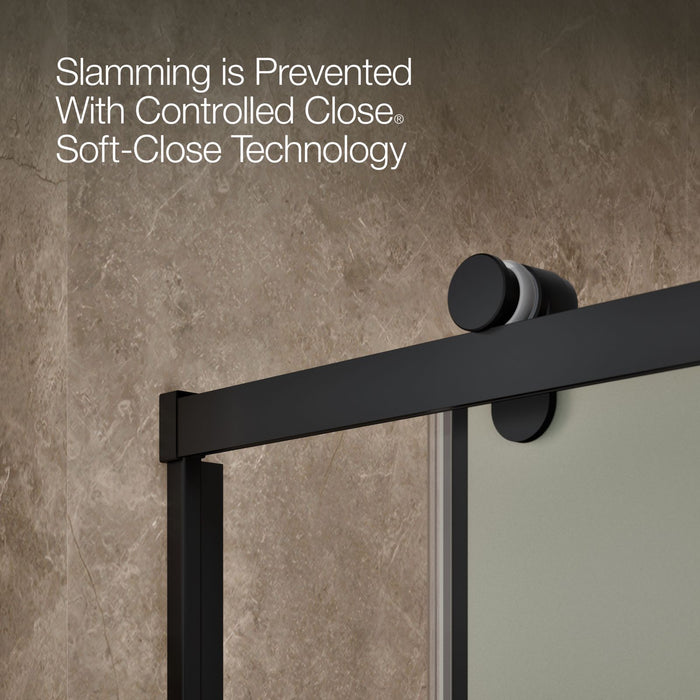 KOHLER K-702253-10G80 Rely 62-1/2" H sliding bath door with 3/8"-thick glass