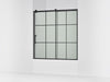 KOHLER K-702253-10G80 Rely 62-1/2" H sliding bath door with 3/8"-thick glass