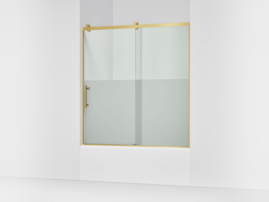 KOHLER K-702253-10G81 Rely 62-1/2" H sliding bath door with 3/8"-thick glass