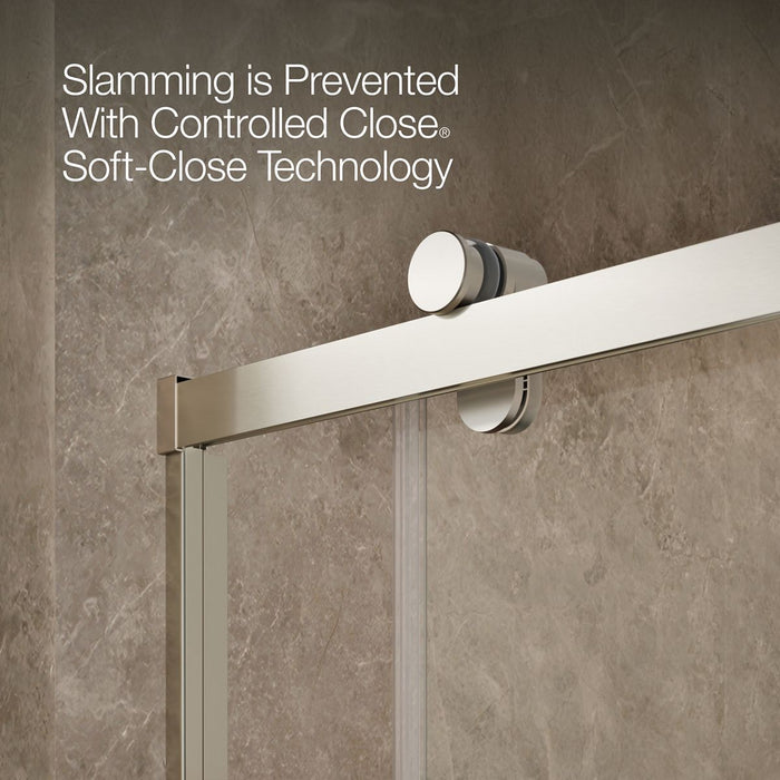 KOHLER K-702254-10G81 Rely 77" H sliding shower door with 3/8"-thick glass