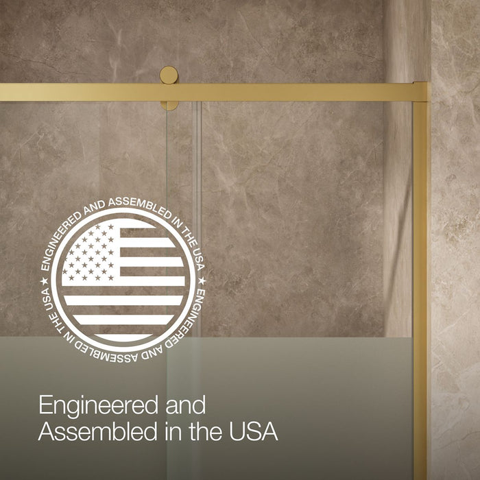 KOHLER K-702254-10G81 Rely 77" H sliding shower door with 3/8"-thick glass