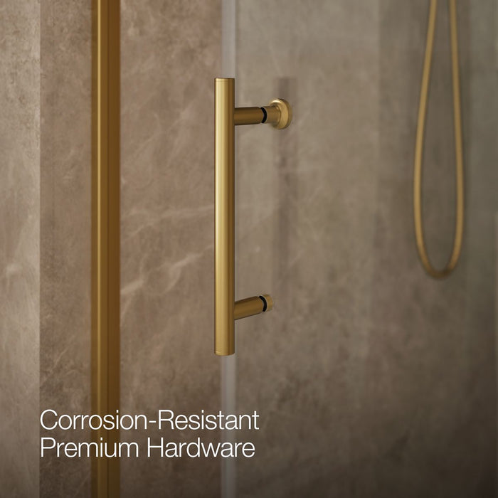 KOHLER K-702254-10L Rely 77" H sliding shower door with 3/8"-thick glass