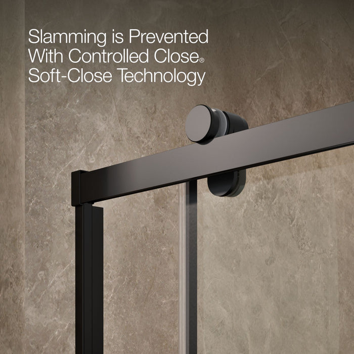 KOHLER K-702254-10G79 Rely 77" H sliding shower door with 3/8"-thick glass