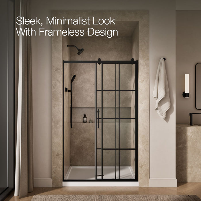 KOHLER K-702254-10G79 Rely 77" H sliding shower door with 3/8"-thick glass