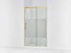 KOHLER K-702254-10G81 Rely 77" H sliding shower door with 3/8"-thick glass