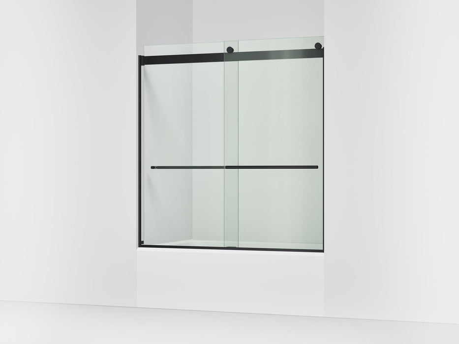 Kohler Levity 61-9/16" H sliding bath door with 3/8"-thick glass
