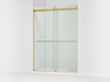KOHLER K-702430-L Levity 81-5/8" H sliding shower door with 3/8"-thick glass