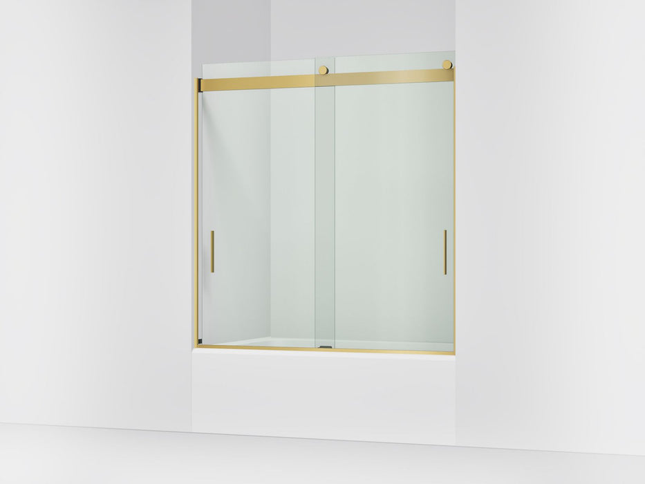 KOHLER K-706000-L Levity 62" H sliding bath door with 1/4"-thick glass