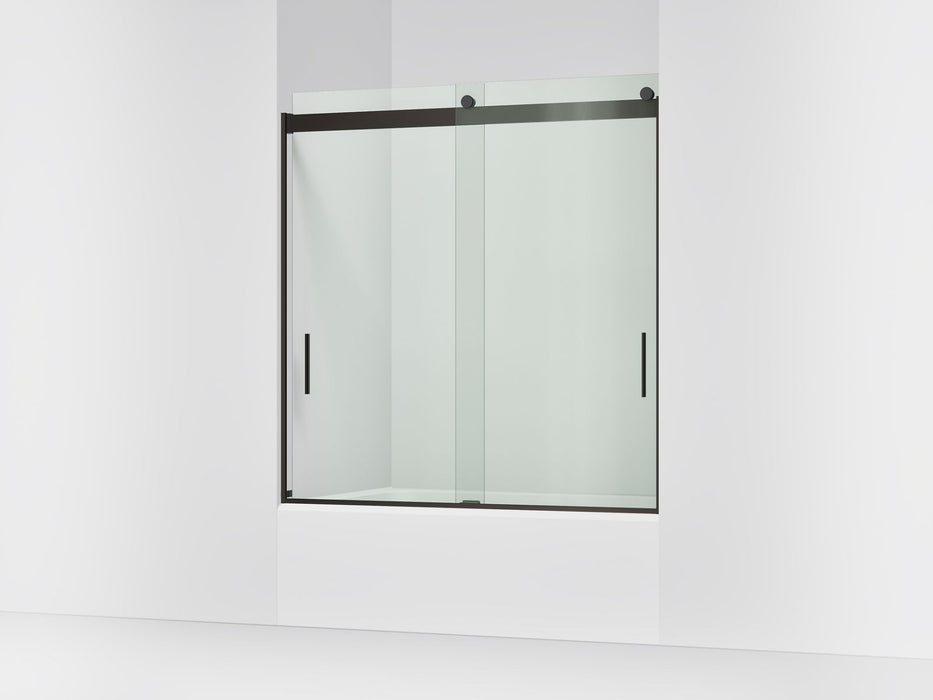 KOHLER K-706000-L Levity 62" H sliding bath door with 1/4"-thick glass