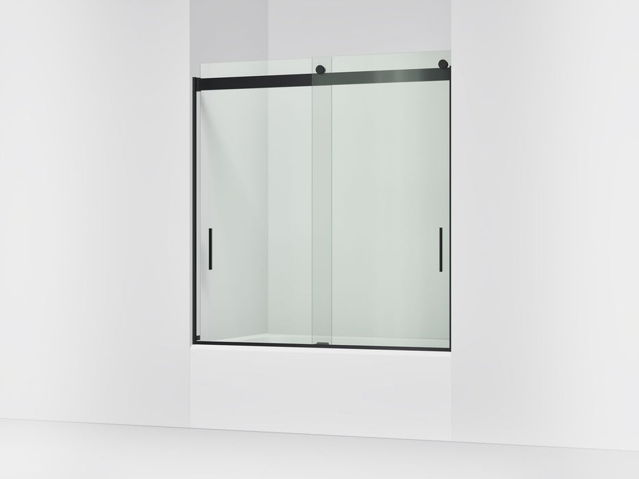 KOHLER K-706000-L Levity 62" H sliding bath door with 1/4"-thick glass