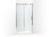 KOHLER K-706080-L Composed Sliding shower door, 78" H x 44-5/8 - 47-7/8" W, with 3/8" thick Crystal Clear glass