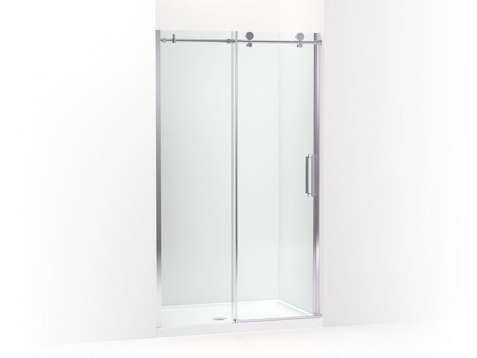 KOHLER K-706080-L Composed Sliding shower door, 78" H x 44-5/8 - 47-7/8" W, with 3/8" thick Crystal Clear glass