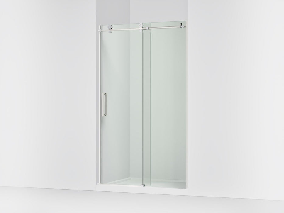 KOHLER K-706080-L Composed Sliding shower door, 78" H x 44-5/8 - 47-7/8" W, with 3/8" thick Crystal Clear glass