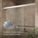 KOHLER K-707002-L Revel 62" H sliding bath door with 5/16"-thick glass, bright polished silver - view 5