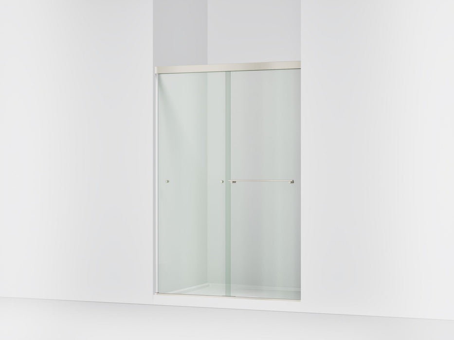 KOHLER K-707101-L Revel Sliding shower door, 70" H x 44-5/8 - 47-5/8" W, with 5/16" thick Crystal Clear glass, anodized...