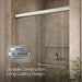 KOHLER K-707101-L Revel Sliding shower door, 70" H x 44-5/8 - 47-5/8" W, with 5/16" thick Crystal Clear glass, anodized...