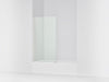 KOHLER K-707105-L Aerie Bath screen, 56-15/16" x 32" W with 1/4" thick Crystal Clear glass and square corner