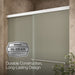 KOHLER K-707200-D3 Revel Sliding shower door, 70" H x 56-5/8 - 59-5/8" W, with 1/4" thick Frosted glass, bright polished...