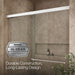 Kohler Revel Sliding shower door, 70" H x 56-5/8 - 59-5/8" W, with 5/16" thick Crystal Clear glass